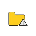Free Folder Danger Danger Folder Icon