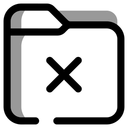 Free Folder Delete  Icon