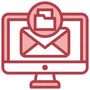 Free Folder Email  Icon