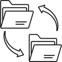 Free Folder Exchange Folder Transfer Transfer Icon