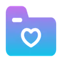 Free Folder Heart Love Folder Icon