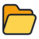 Free Folder Open  Icon