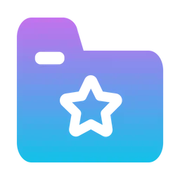 Free Folder Star  Icon