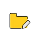 Free Folder Text  Icon