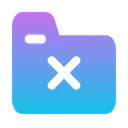 Free Folder X Business Paper Icon