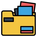 Free Folder Files Share Upload Library Icon
