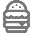 Free Food Double Burger Icon