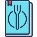 Free Menu Book Cooking Cuisine Icon