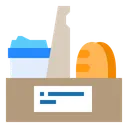 Free Delivery Restaurant Package Icon