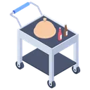 Free Food Trolley Cloche Food Serving Icon