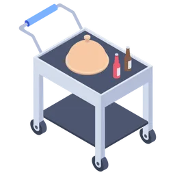 Free Food Trolley  Icon