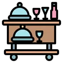 Free Food Trolley  Icon