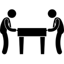 Free Foosball Soccer Playing Icon