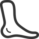 Free Foot Anatomy Body Icon
