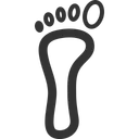 Free Foot Anatomy Body Icon