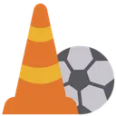 Free Artboard Football Practice Cone Icon