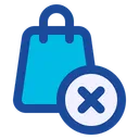 Free Fora De Estoque Loja Sacola De Compras Icon