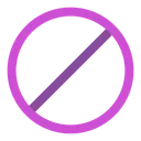Free Forbidden Circle Forbidden Forbidden Sign Icon
