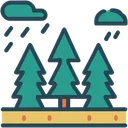 Free Rainy Forest Icon