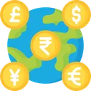 Free Forex Global Currency Worldwide Curreny Icon