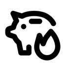 Free Forfeited Savings Piggy Bank Savings Icon