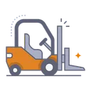 Free Forklift Icon