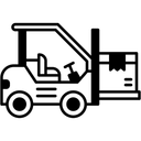 Free Forklift Equipment Warehouse Icon
