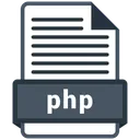 Free PHP Formato Archivo Icono