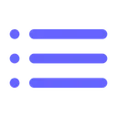 Free Formato De Lista Lista Menu Icono