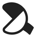 Free Cookie High Contrast Icon