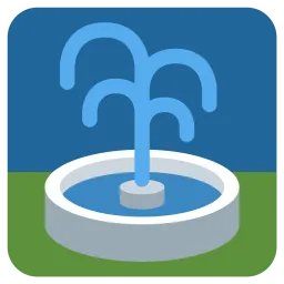 Free Fountain Emoji Icon