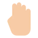 Free Fingers Four Hand Icon