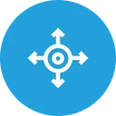 Free Four Way Direction Icon