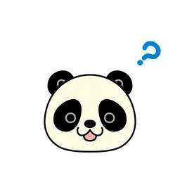 Free Frage Panda  Symbol