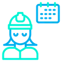 Free Veranstaltung Kalender Ingenieurtag Symbol