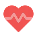 Free Ritmo Cardiaco Latido Del Corazon Amor Icon