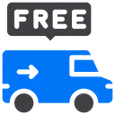 Free Delivery Shipping Logistics Icon