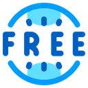 Free Free Label  Symbol
