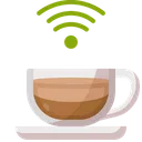 Free Free Wifi Wifi Signal Coffee Cup Icon