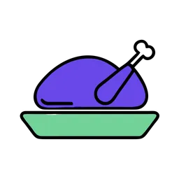 Free Fried chicken  Icon