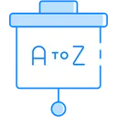 Free From A To Z Style Letter A Icon