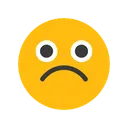 Free Frowning Face Emotion Emoticon Icon