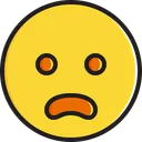 Free Frowning Face With Open Mouth Icon