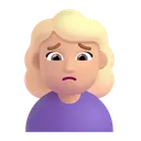 Free Frowning Color Medium Light Icon