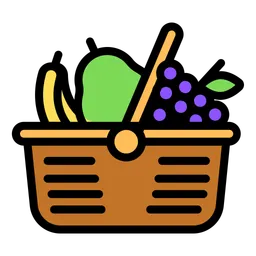 Free Fruit basket  Icon