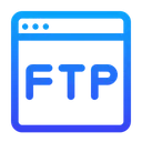 Free Ftp File Cloud Icon