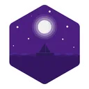 Free Full Moon Night Icon