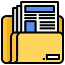 Free Full Folder Business Office Icon
