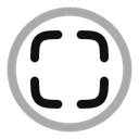 Free Full Screen Circle  Icon