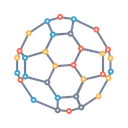 Free Fullerene Carbon Molecule Icon